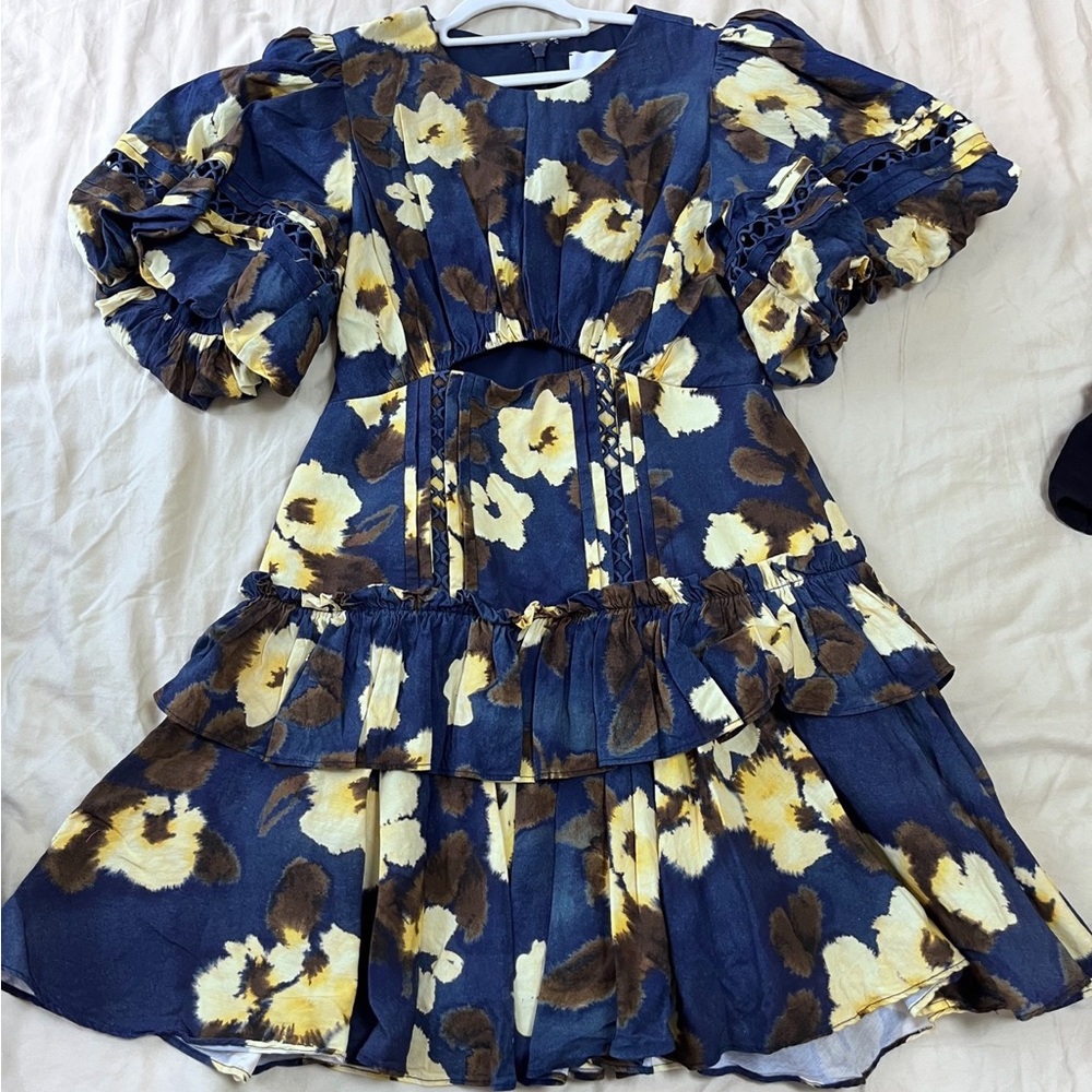 Acler Clovelly floral-print mini dress